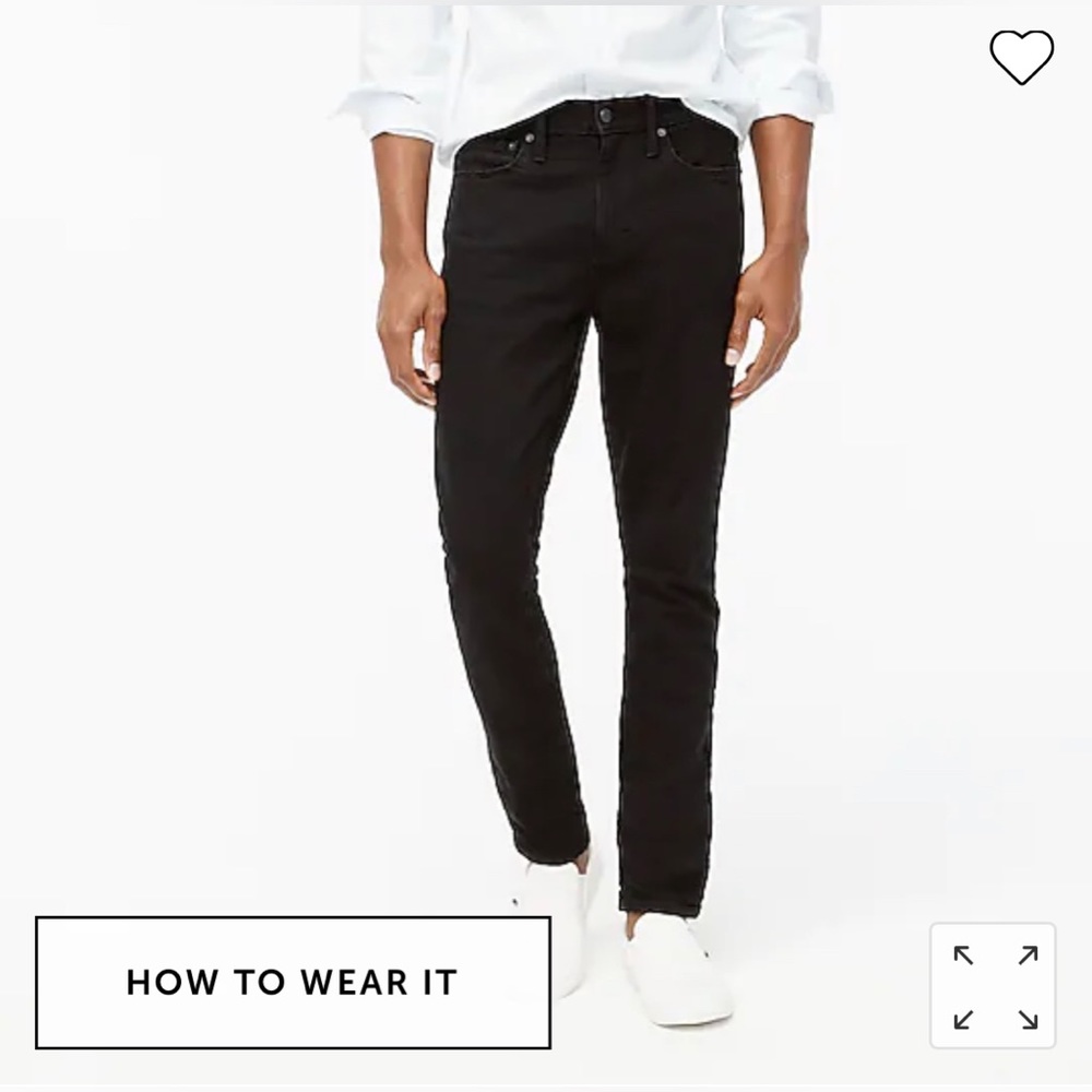 J Crew men’s skinny fit flex Jean